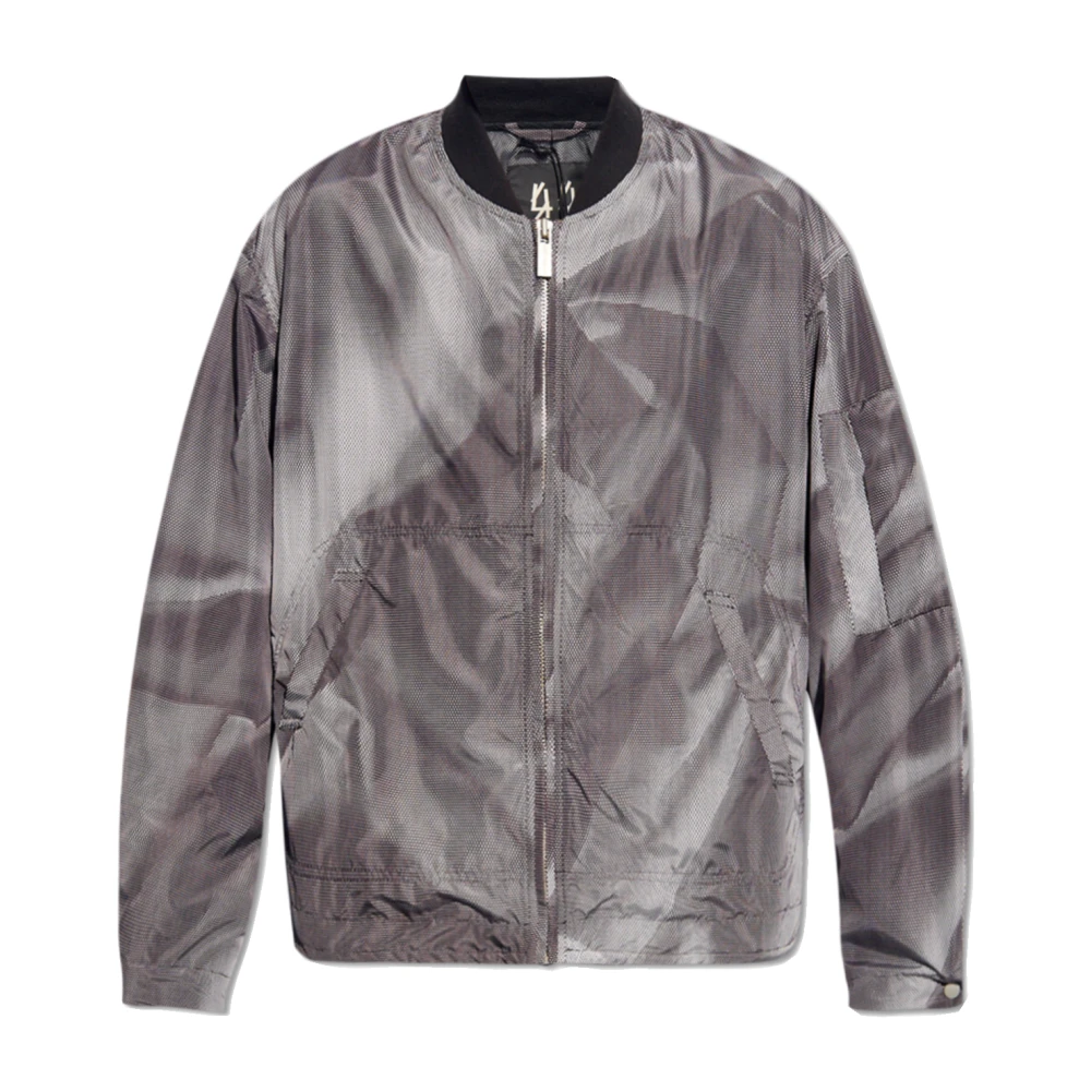 44 Label Group Licht jack met logo Gray Heren