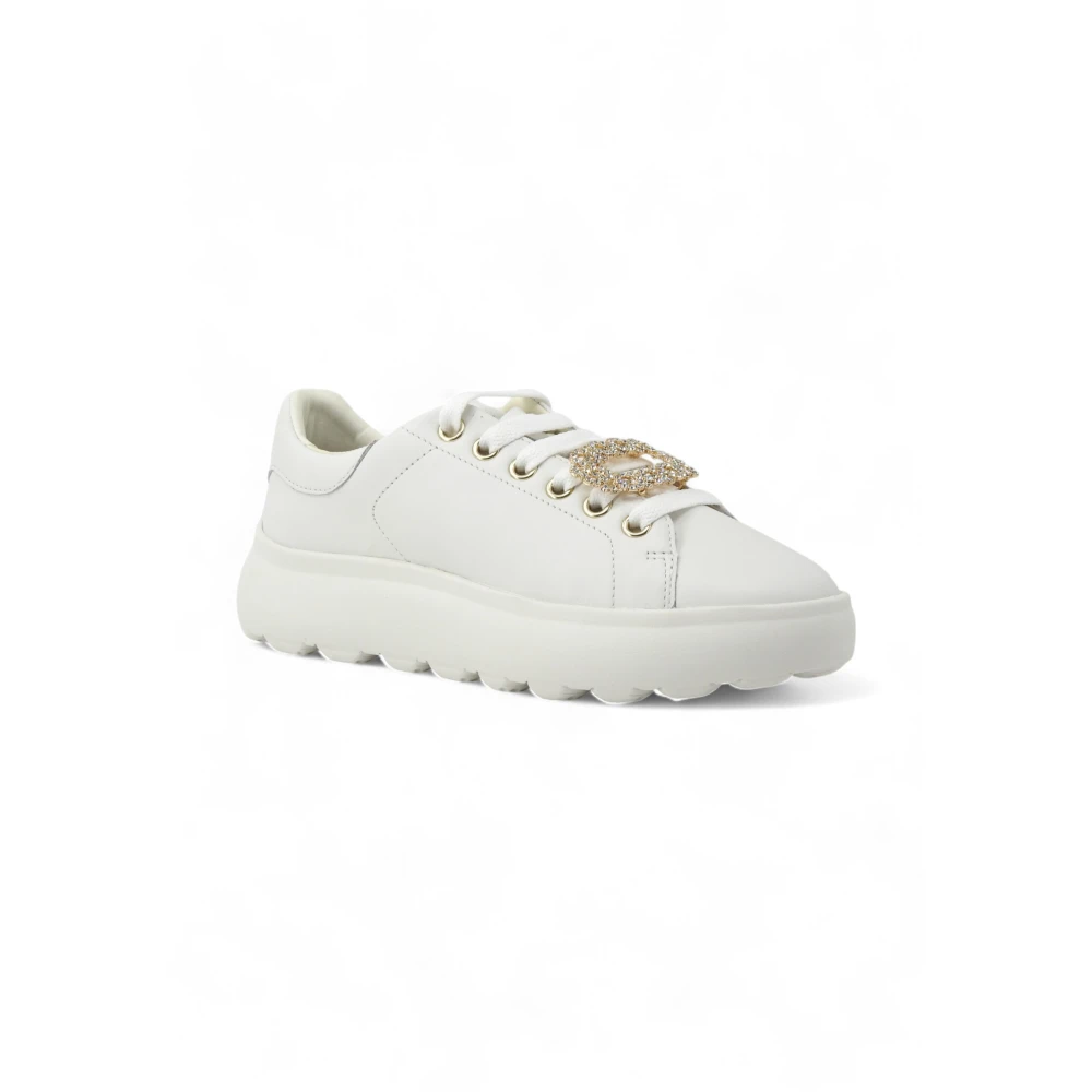 Geox Spherica Ec4.1 Dames Schoenen Wit
