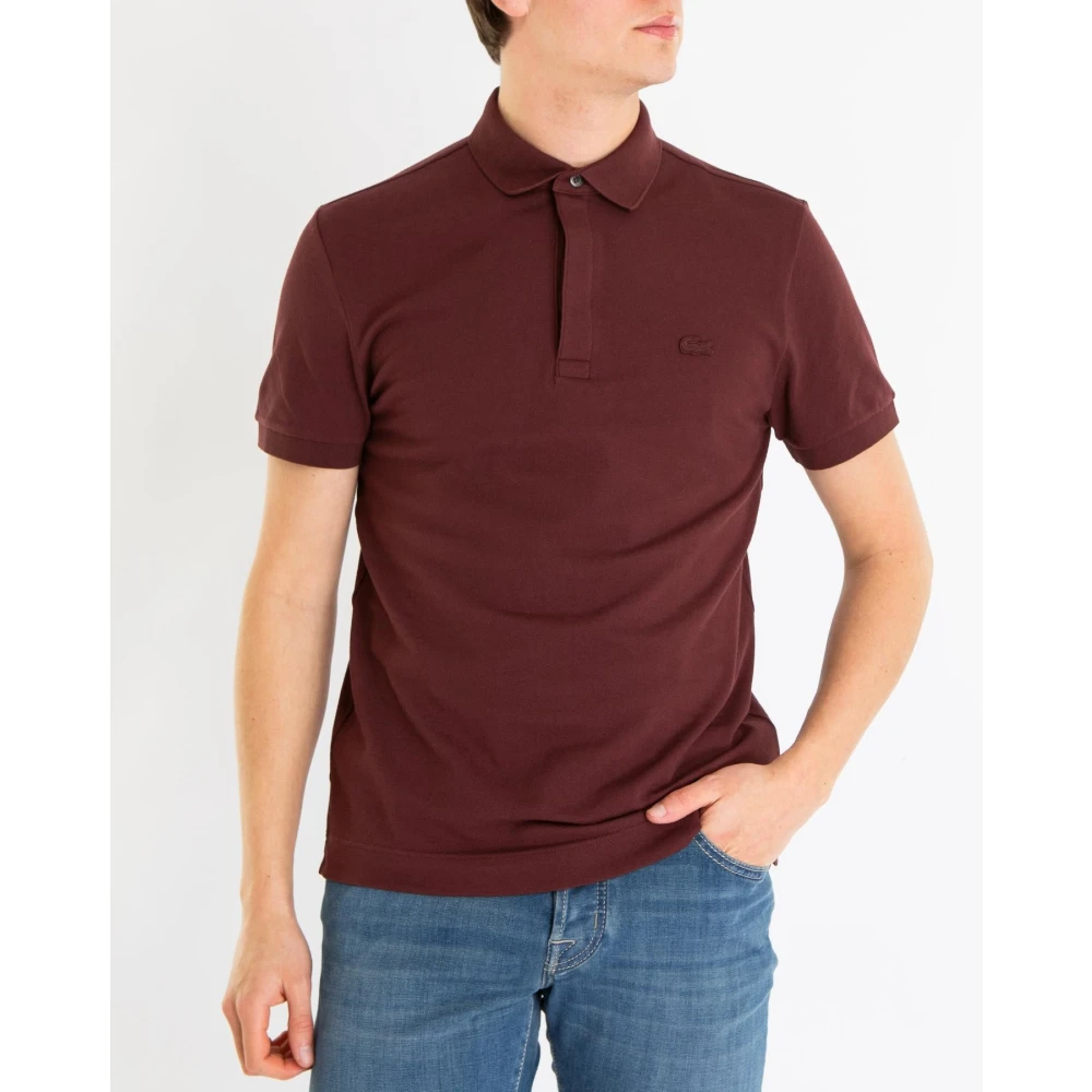 Lacoste Heren Polo Shirt Brown Heren