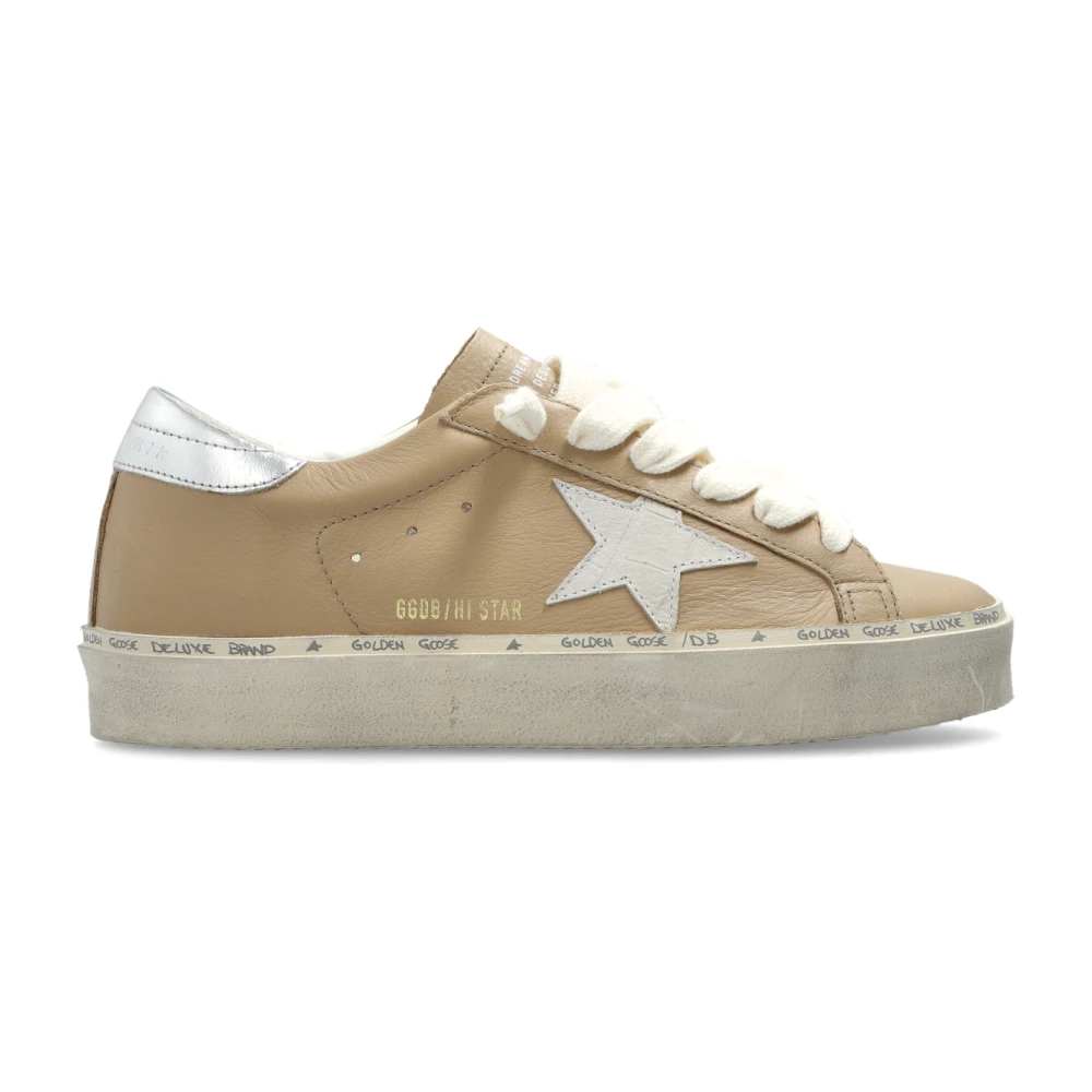 Golden Goose Sportschoenen Hi Star Classic Met Lijst Dames Schoenen Beige
