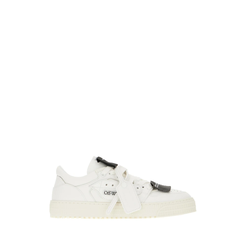 Off White Stiliga Sneakers för Män och Kvinnor White, Herr