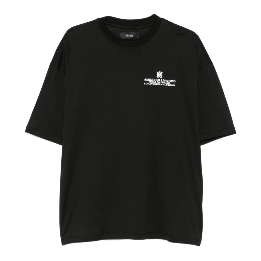Amiri Built On Dreams Oversized Tee - Male - T-Shirts - Black - L - Tops