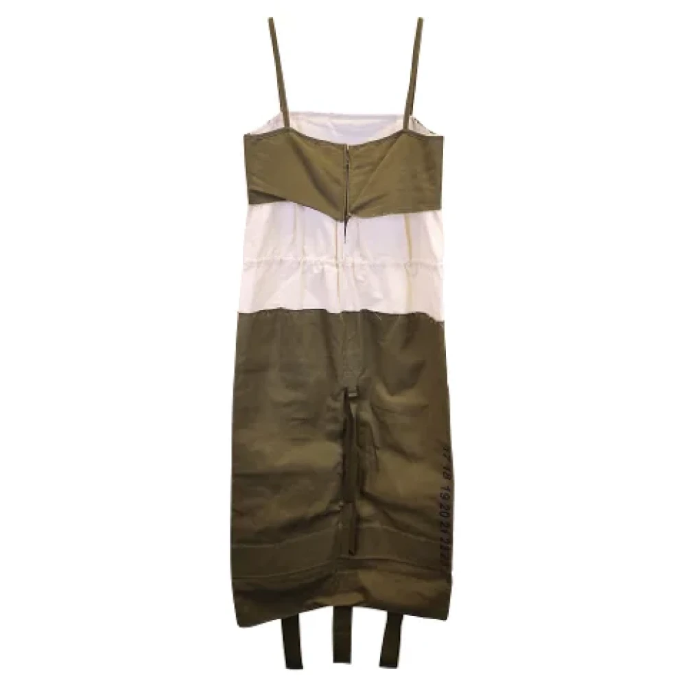 Maison Margiela Pre-owned Cotton dresses Green Dames