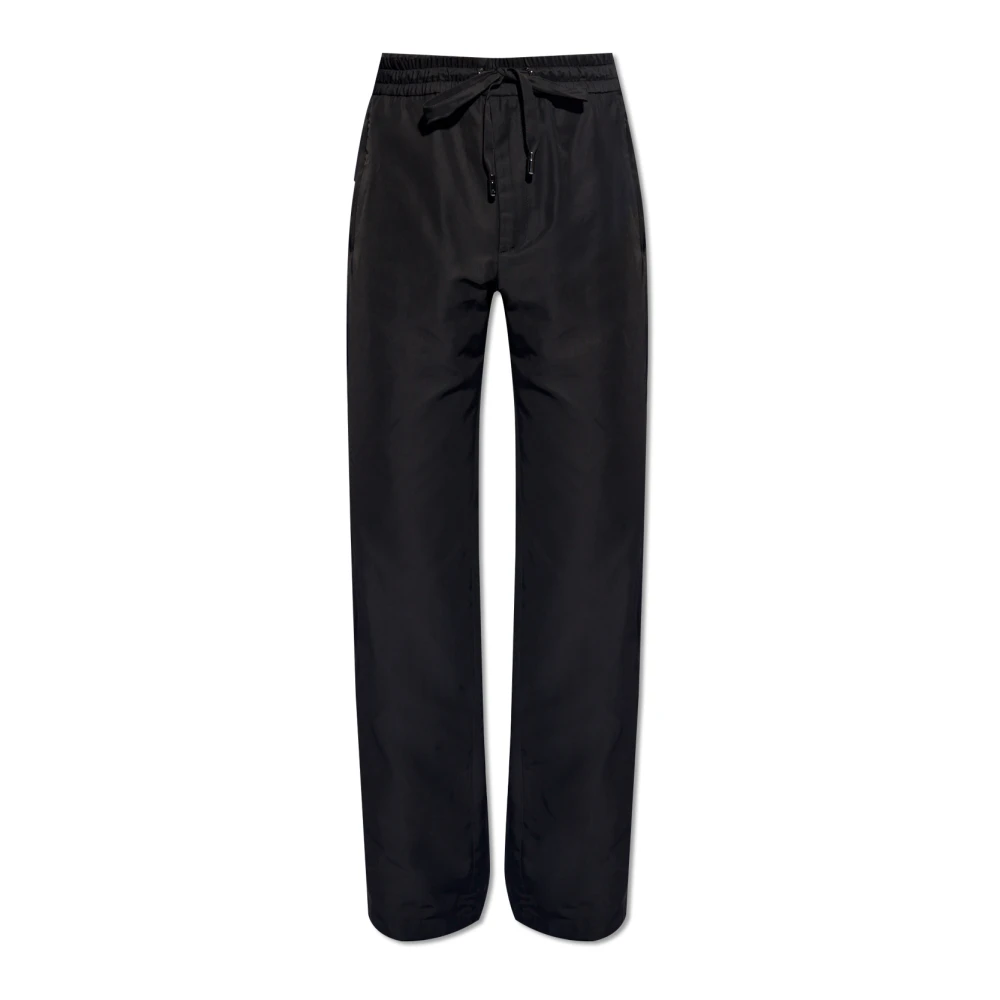 Dolce & Gabbana Men's Black Straight Leg Trousers