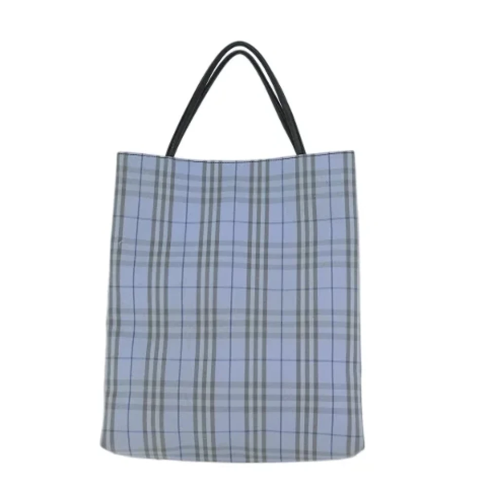 Burberry Vintage Pre-owned Canvas handbags Blue Dames