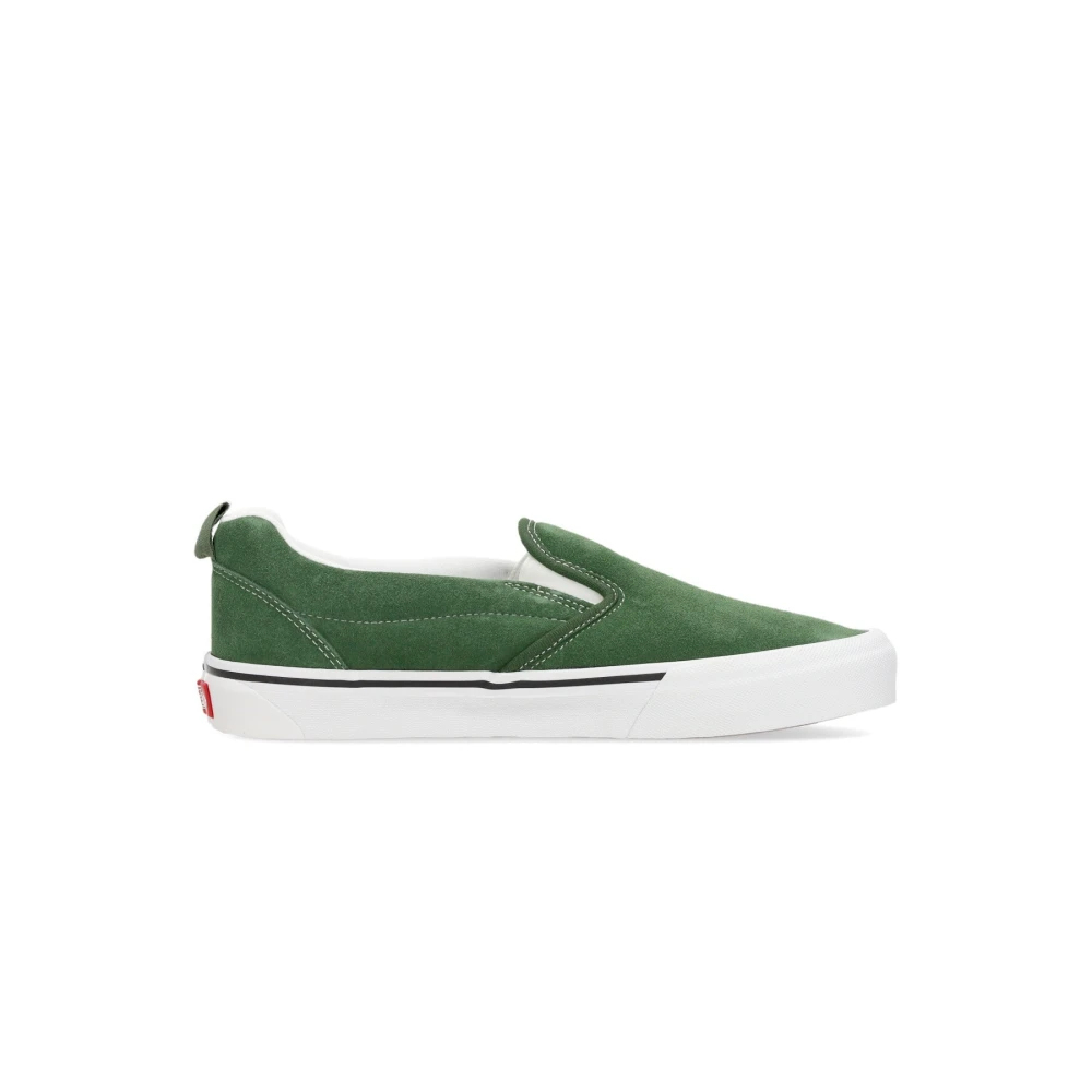 Vans Groene Slip-On Lage Schoen met Logo Heren Schoenen