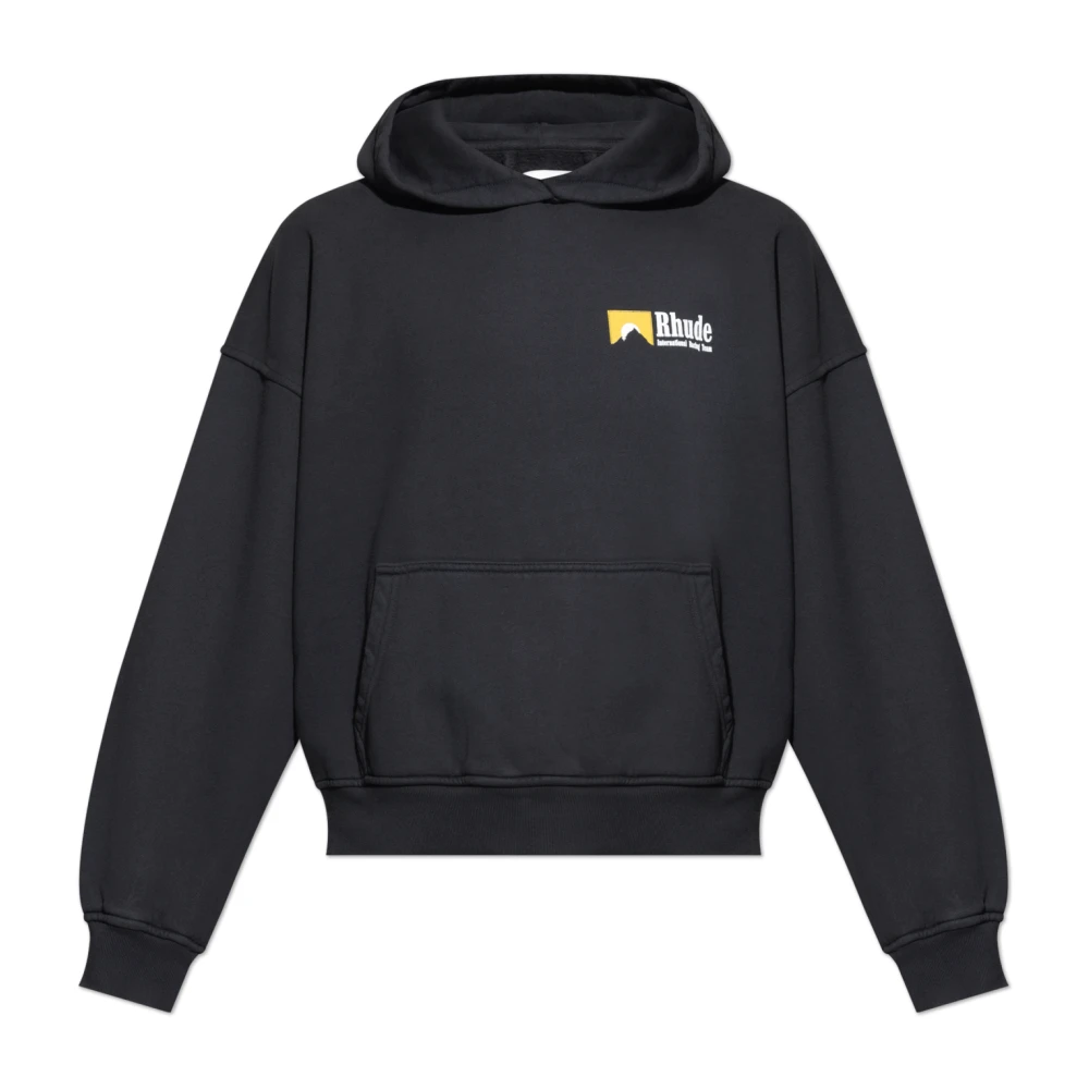 Rhude Homme Noir - Logo Sweat-Shirt - Sweatshirts Et Sweats À Capuche - Taille: Xl