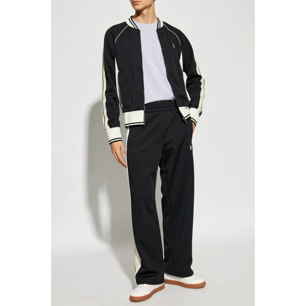 Palm Angels Ritssluitingssweatshirt Black Heren
