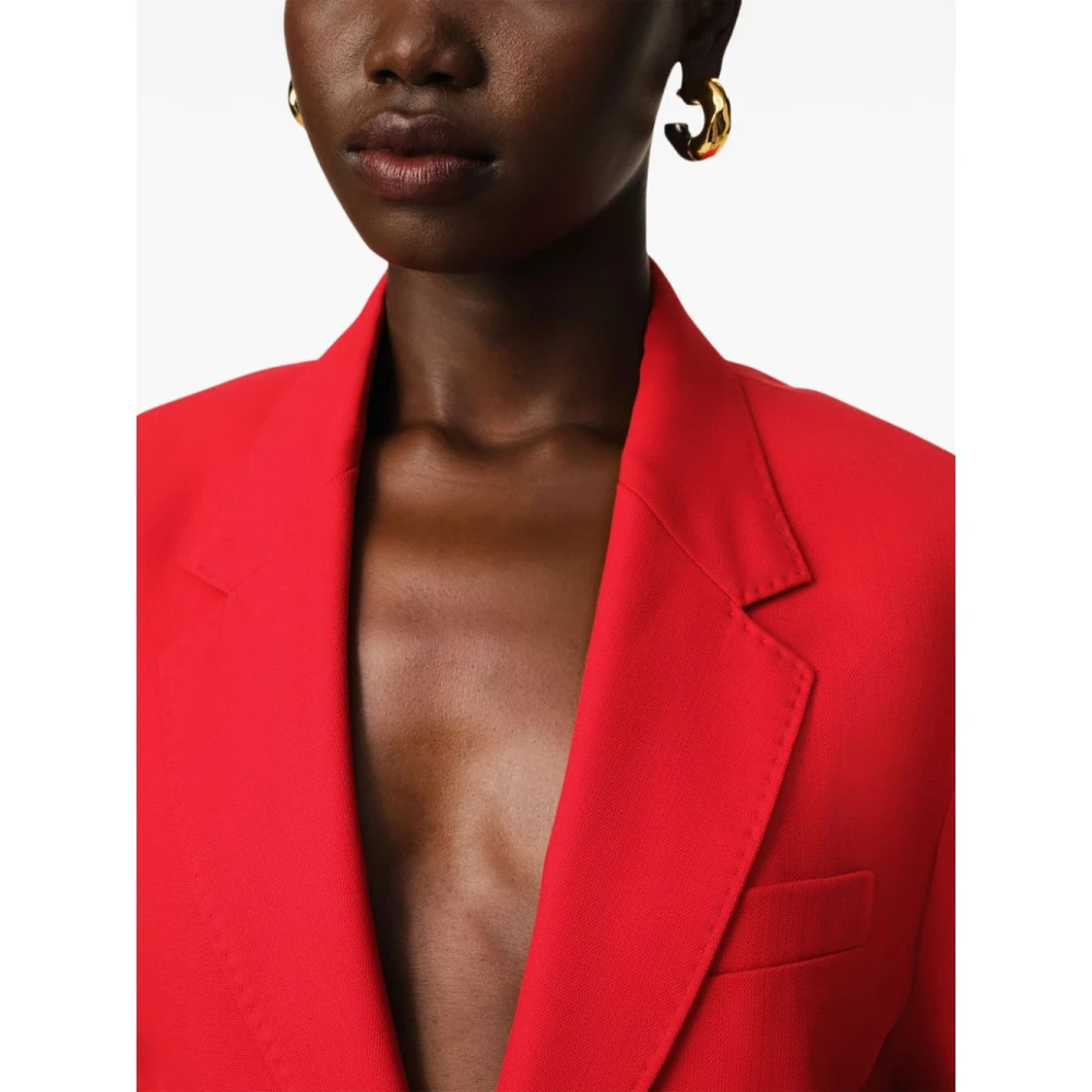 Ami Paris Rode Blazer Americana Jas Red Dames