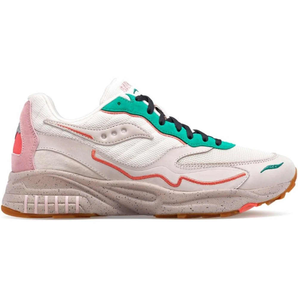 Saucony 3D Grid Hurricane Sneakers Beige, Herr