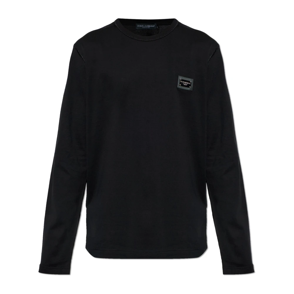 Dolce & Gabbana Uomo Nero Top, L, New,
