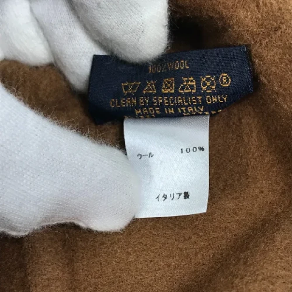 Louis Vuitton Vintage Pre-owned Wool hats Brown Dames