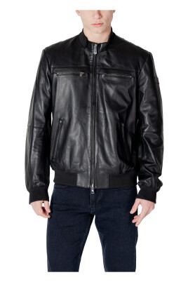 black-leather-turtleneck-jacket-with-zip