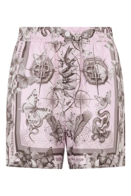 Silk Shorts Butterfly Tattoo