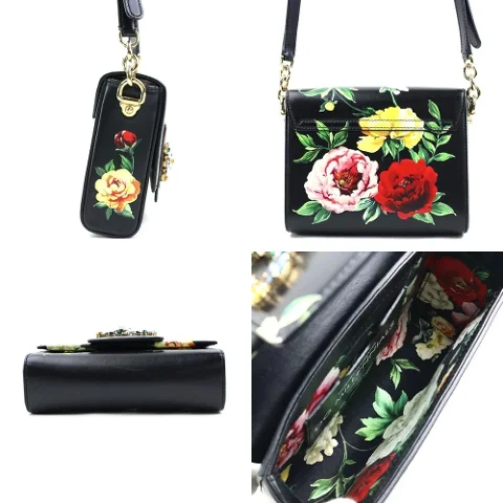 Dolce & Gabbana Pre-owned Leather shoulder-bags Black Dames