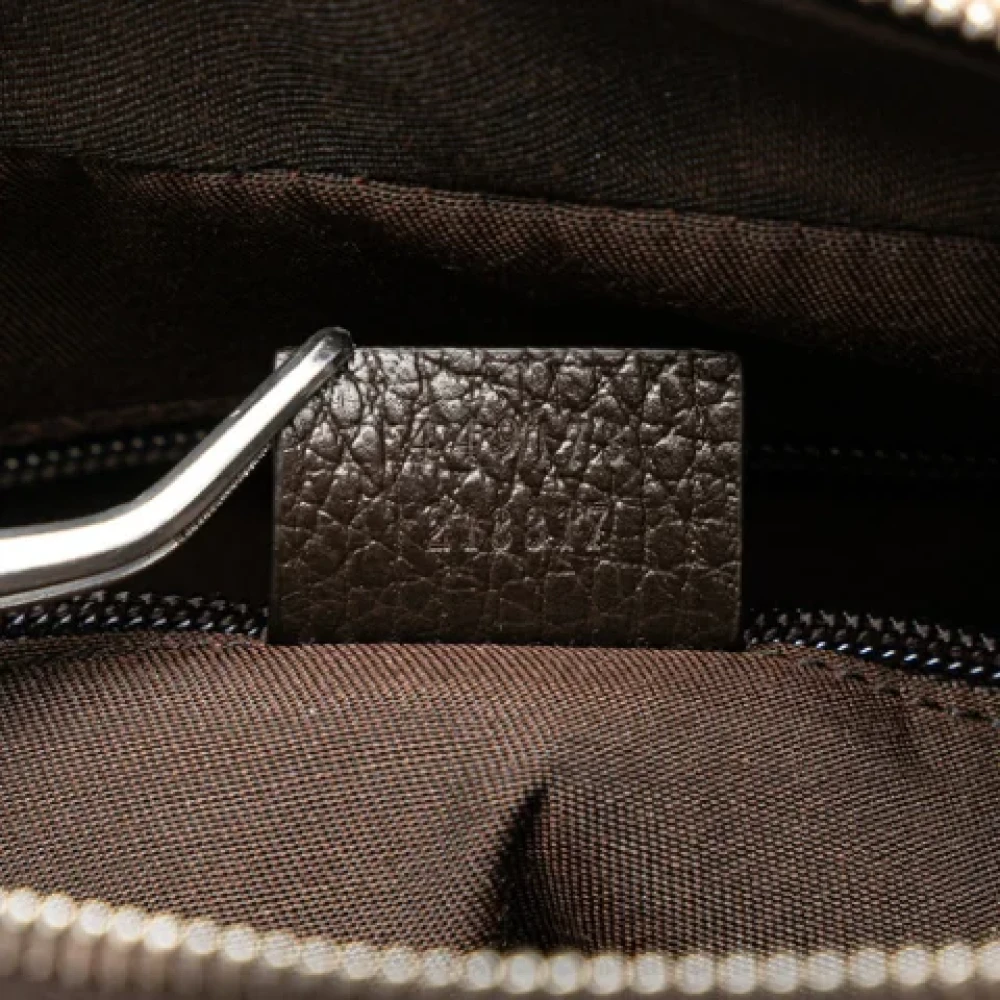 Gucci Vintage Pre-owned Canvas gucci-bags Brown Dames