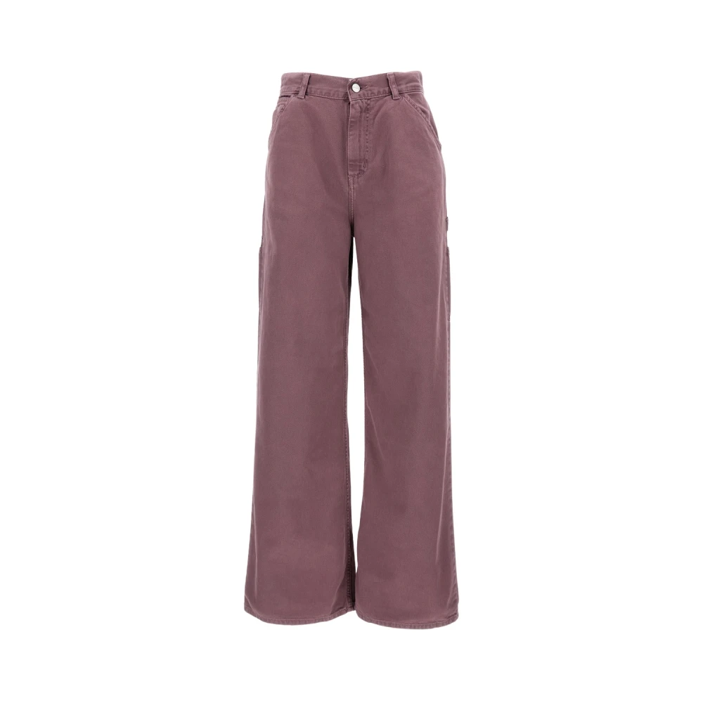 Carhartt Wip Women's Purple Wide Jeans, W26, Clark Pant