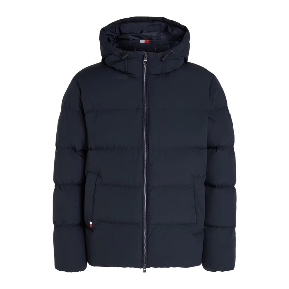 Tommy Hilfiger Blauwe Gewatteerde Jas Blue Heren