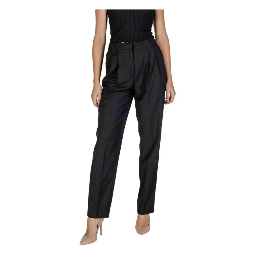 Vila Herfst Winter Damesbroeken Collectie Black Dames