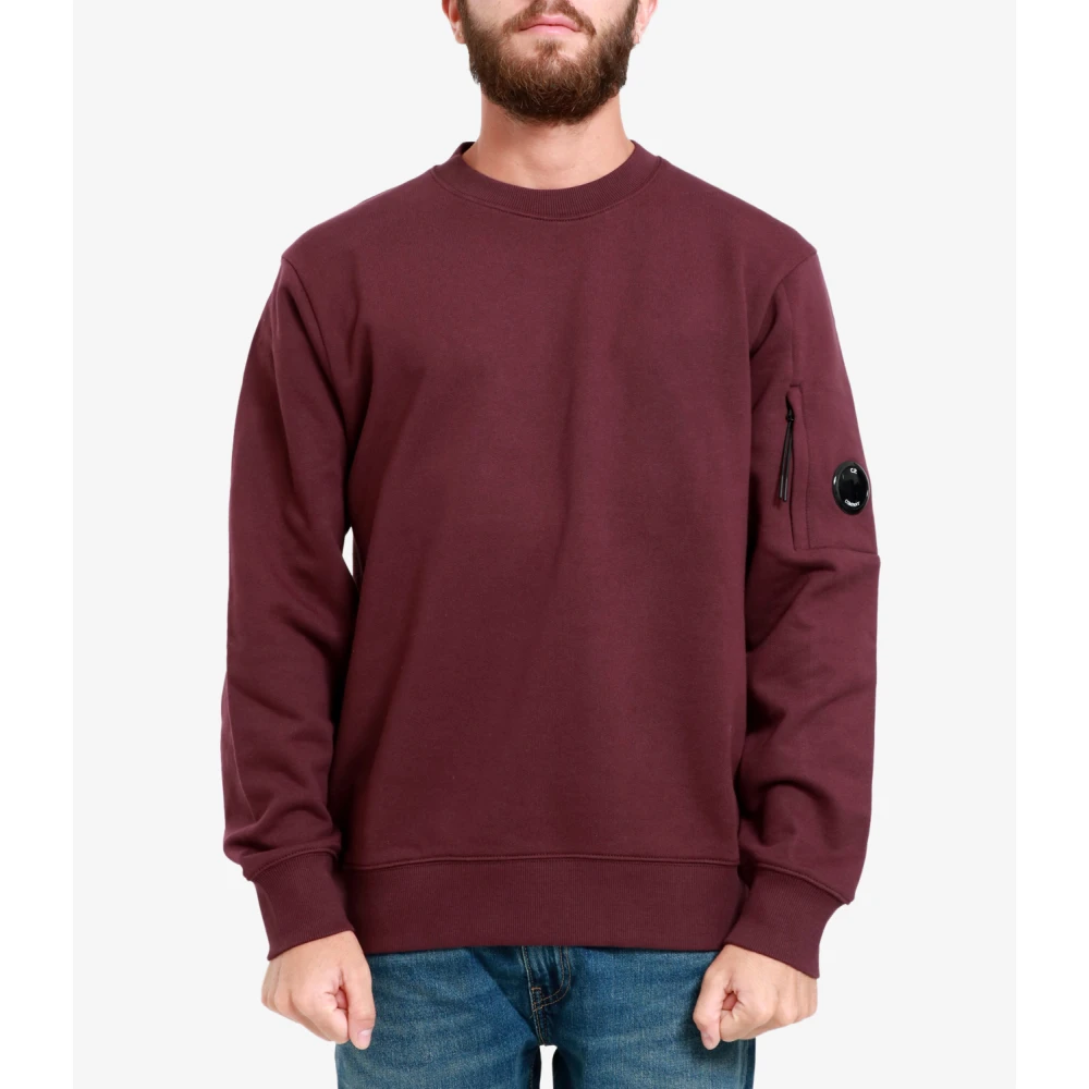 C.P. Company Bordeaux Sweater met Zak Red Heren