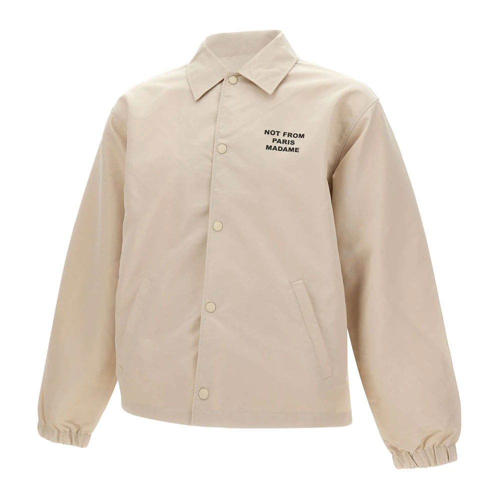 Drole de Monsieur Beige Stijlvolle Shirt Beige Heren