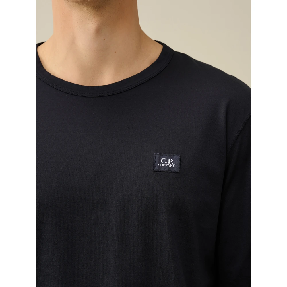 C.P. Company Logo T-Shirt Blue Heren