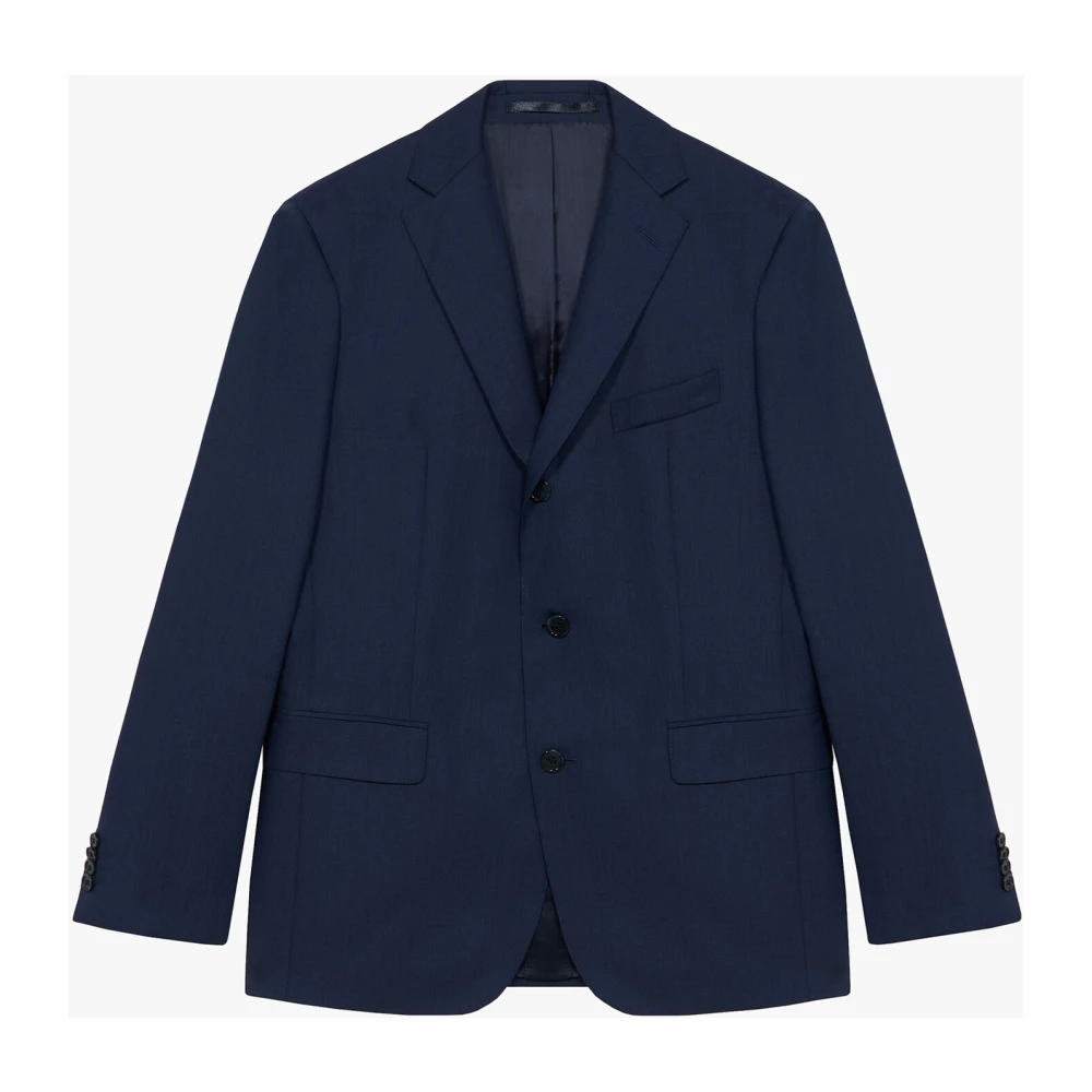 Brooks Brothers Donkerblauw pak van zuivere wol Blue Heren