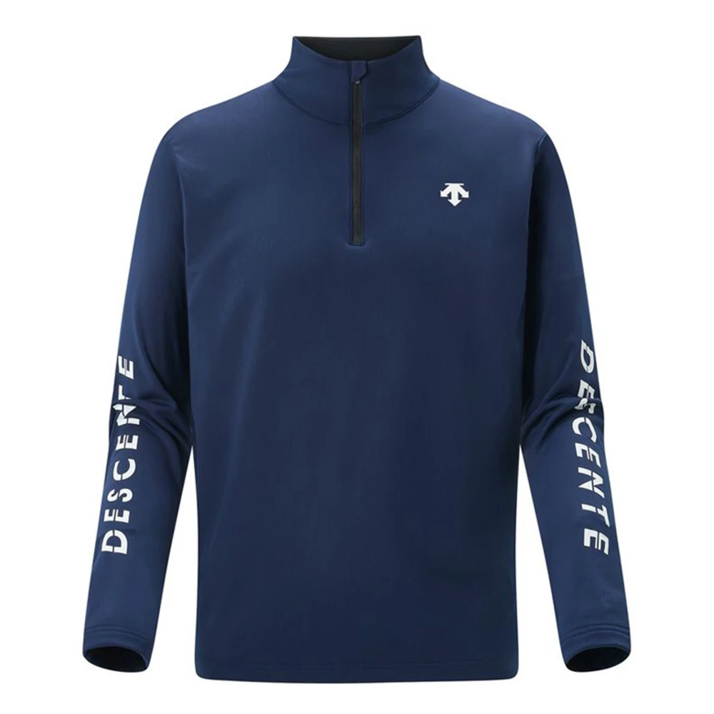 Descente DNT T-Neck Basislaag Top Blue Heren