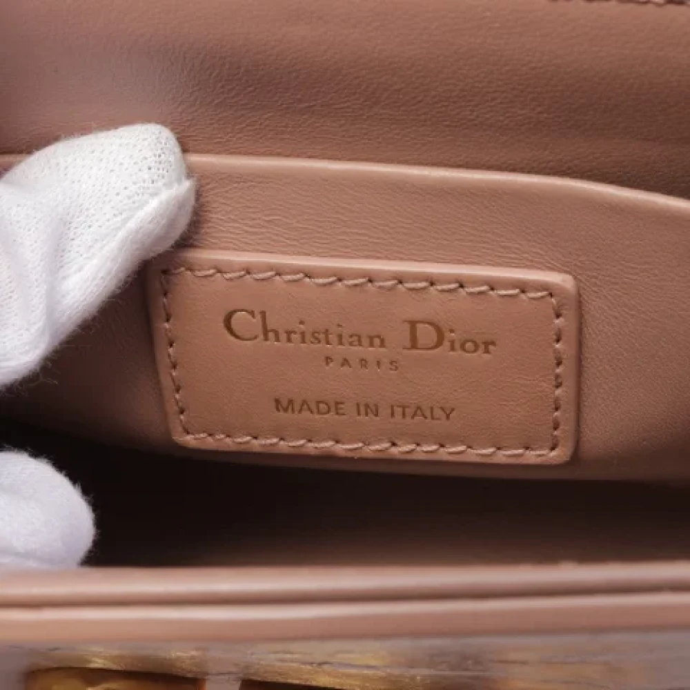 Dior Vintage Pre-owned Leather dior-bags Pink Dames