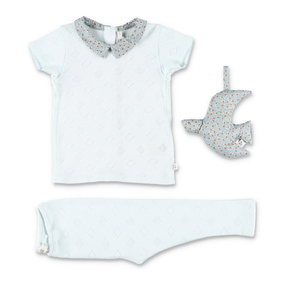 Bonpoint Sky Overall Baby Present Set Blue, Flicka