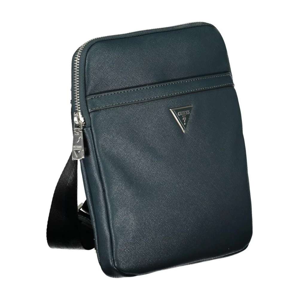 Guess Groene schoudertas met meerdere zakken Green Heren