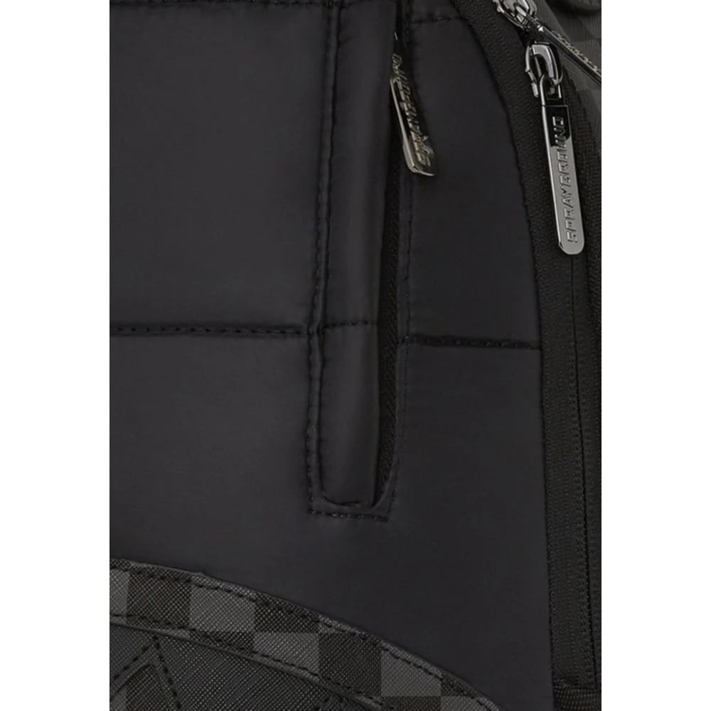 Sprayground Zwarte rugzak met meerdere compartimenten Black Heren