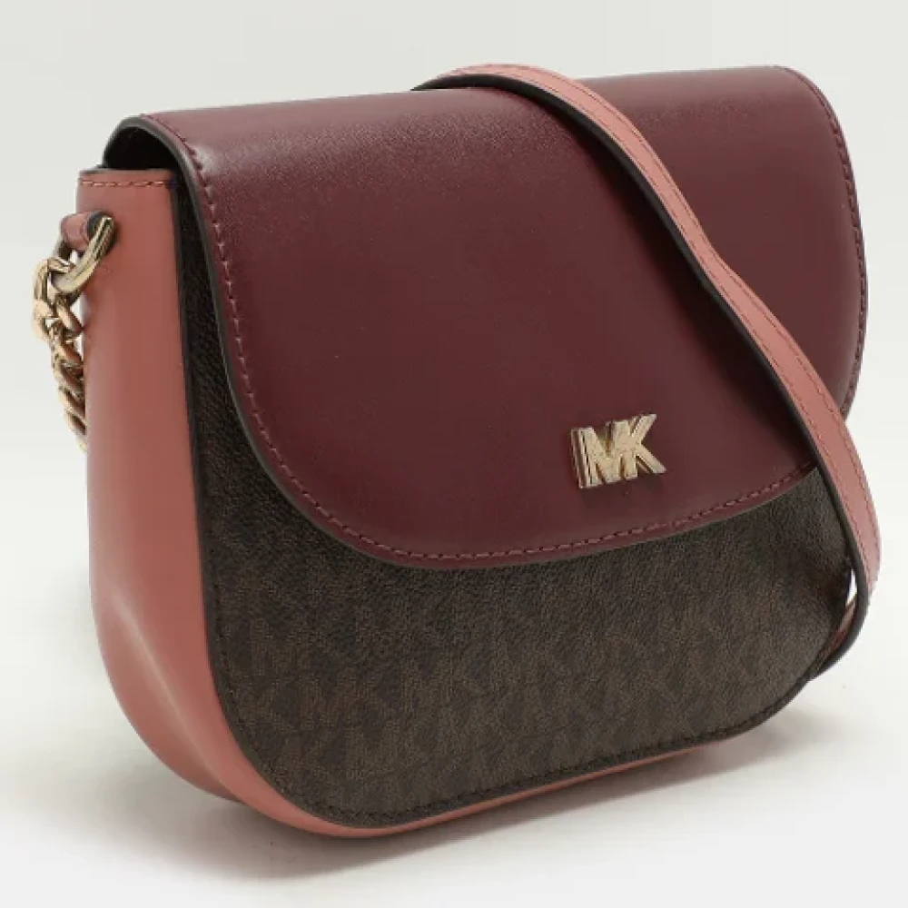 Michael Kors Pre-owned Coated canvas shoulder-bags Multicolor Dames