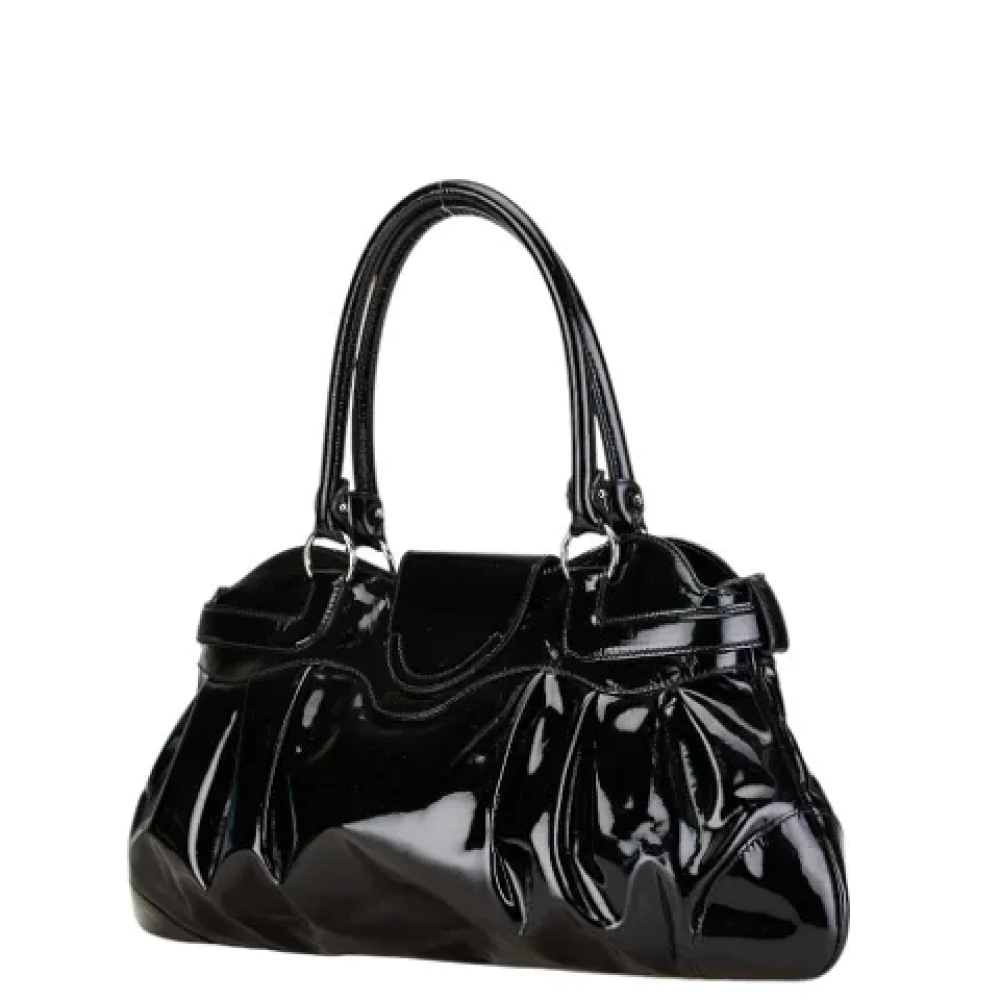 Salvatore Ferragamo Pre-owned Leather handbags Black Dames