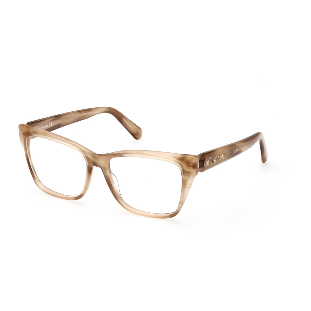 Swarovski Women's Brown Glasses - Glasses - 53 Mm - Accessories
