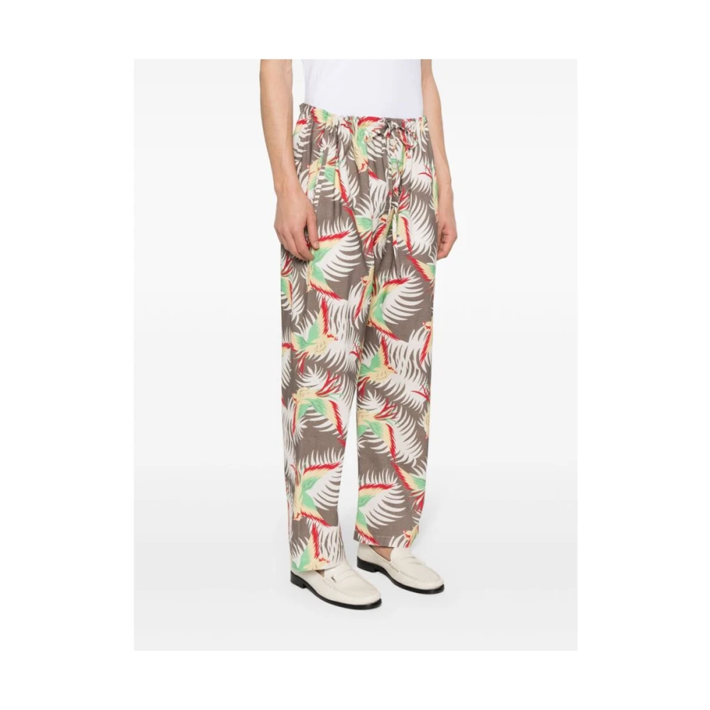 Bode Wide Trousers Multicolor Heren