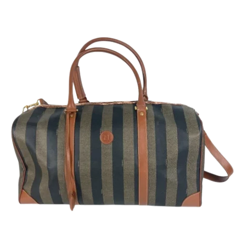 Fendi Vintage Pre-owned Canvas fendi-bags Brown Dames