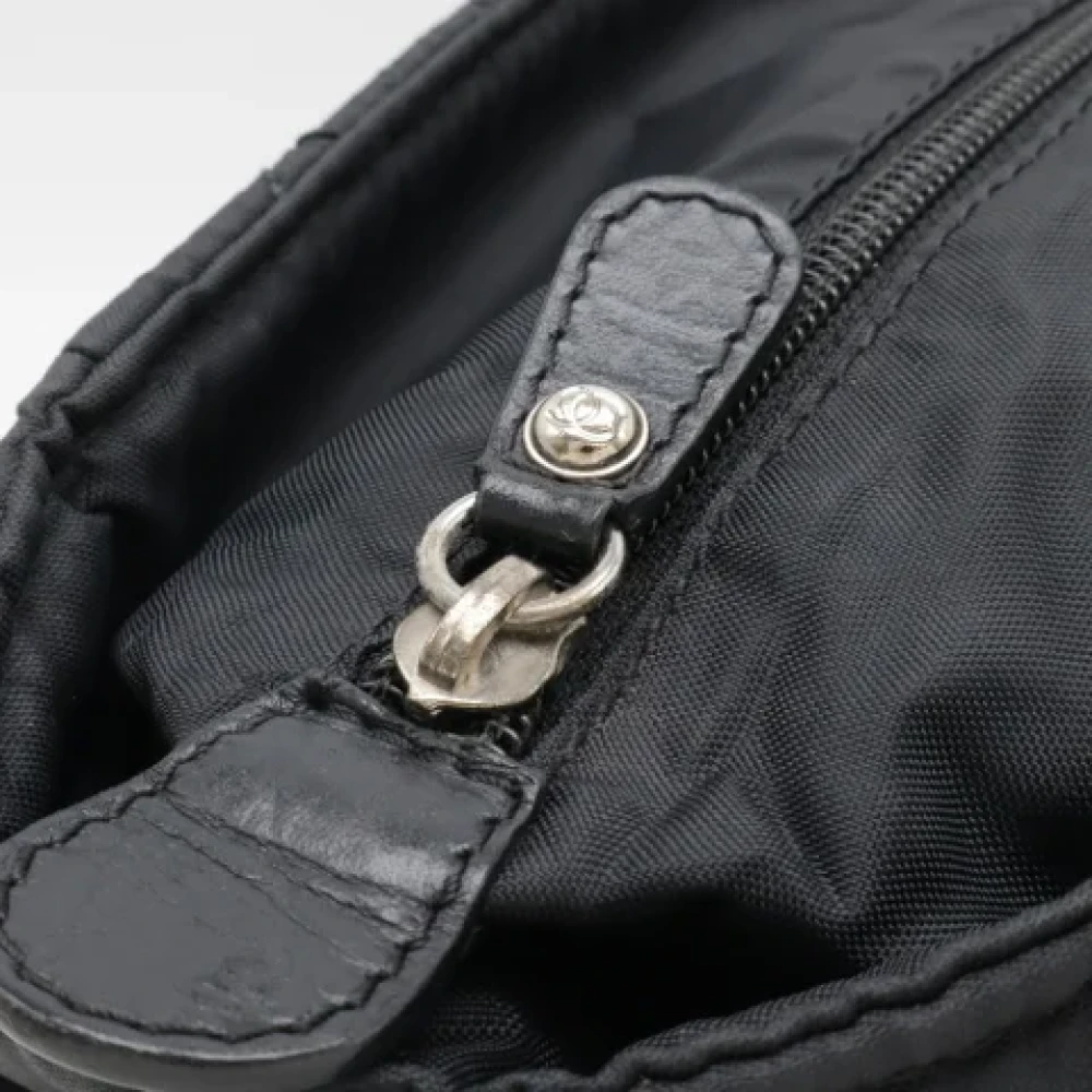 Chanel Vintage Pre-owned Leather handbags Black Dames
