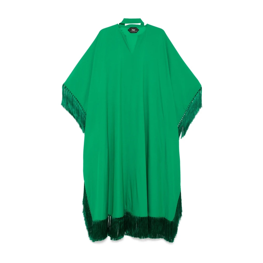 Taller Marmo Women's Green Sea Clothing With V-Neck