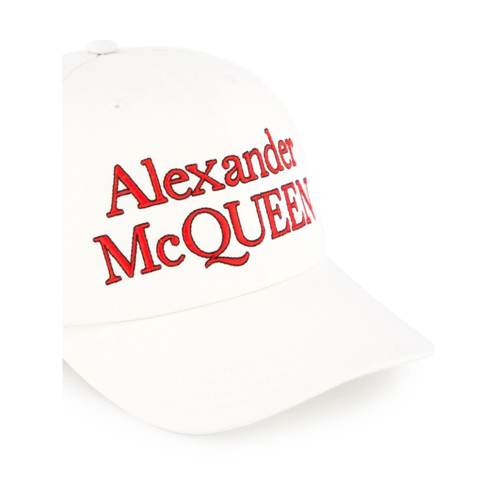 alexander mcqueen Witte Hoed voor Stijlvolle Mannen White Heren