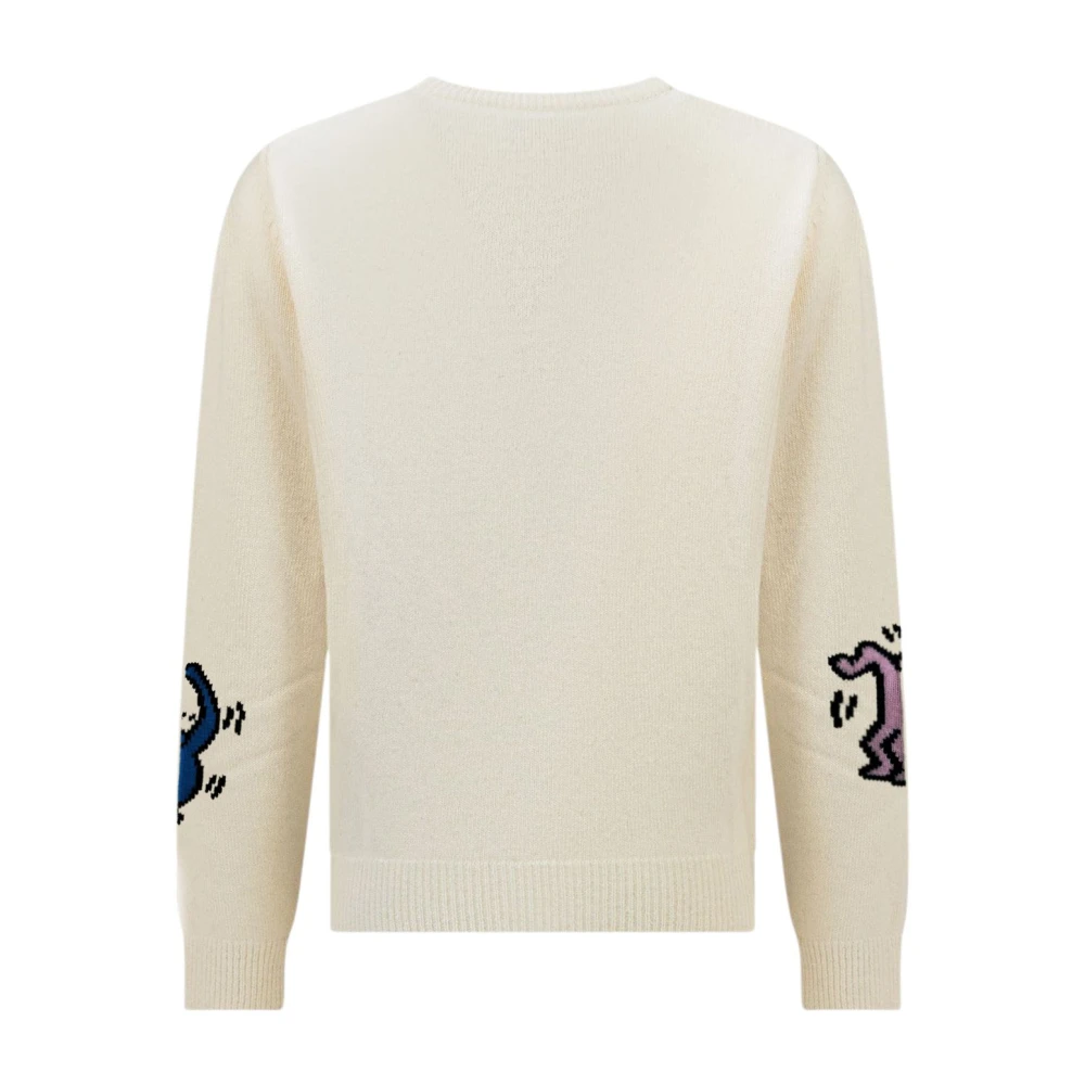 MC2 Saint Barth Crew Neck Sweater White Dames
