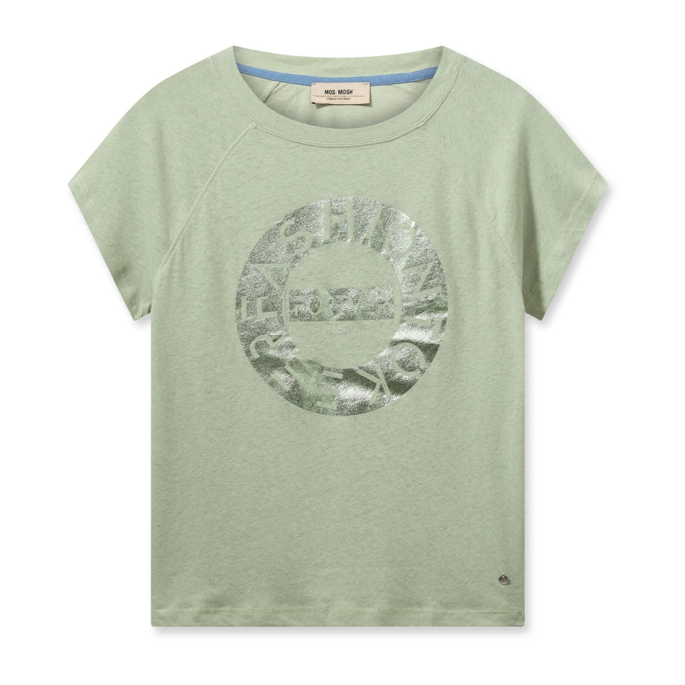 MOS MOSH T-Shirts Green Dames