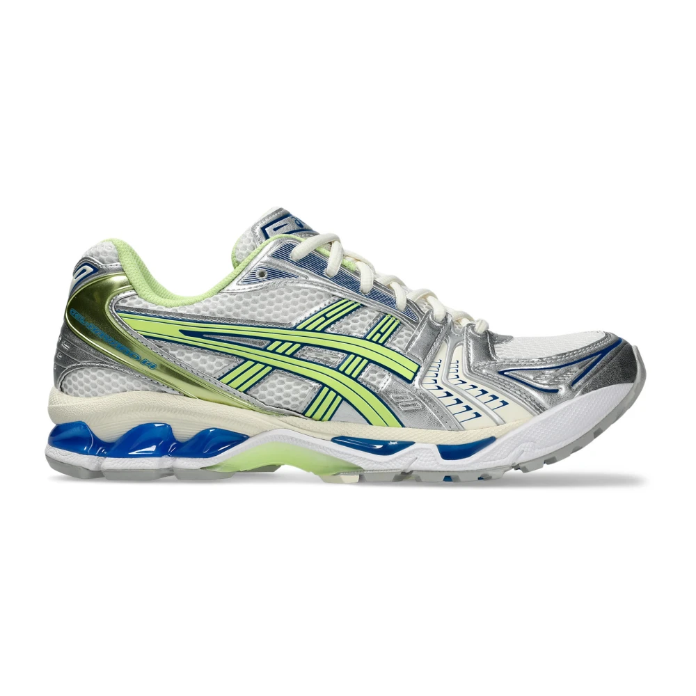 Asics Men's Multicolor Sneakers, 5 1/2 Uk, White Lime Green Trainers