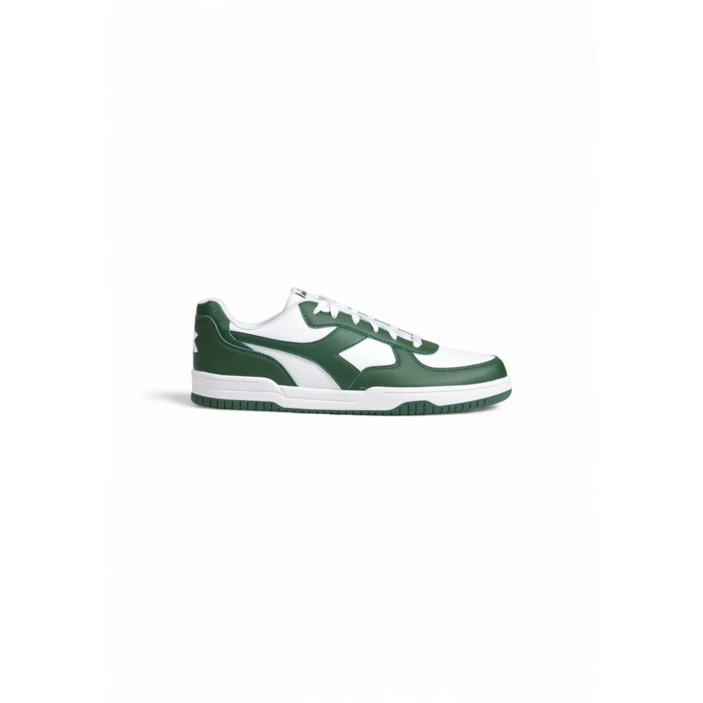 Diadora Men's Green Sneakers, 6 Uk, Sporty Trainers With Rubber Sole