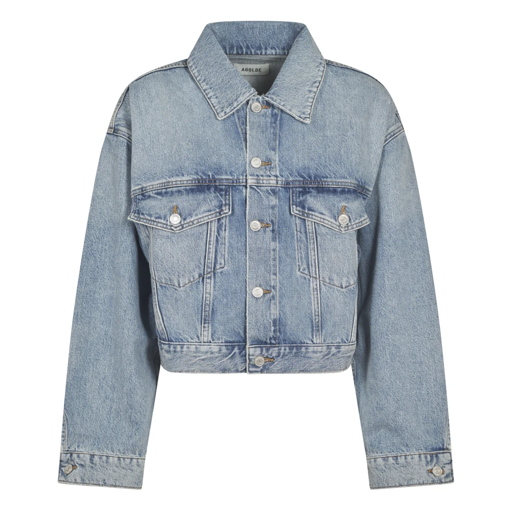 Agolde Stijlvolle Palmer Jas voor Vrouwen Blue Dames