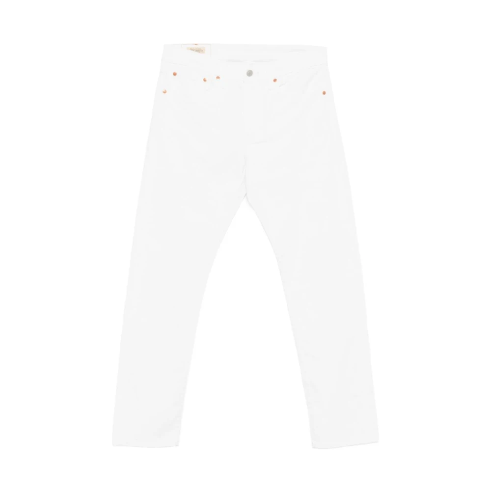 Levi's Men's White 502 Taper Jeans