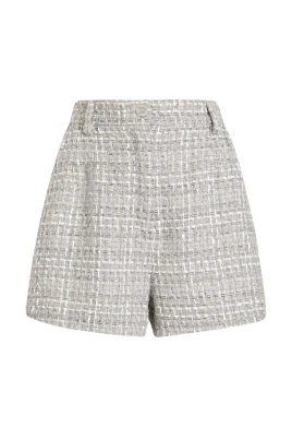 Bouclé Lamé Tweed Shorts