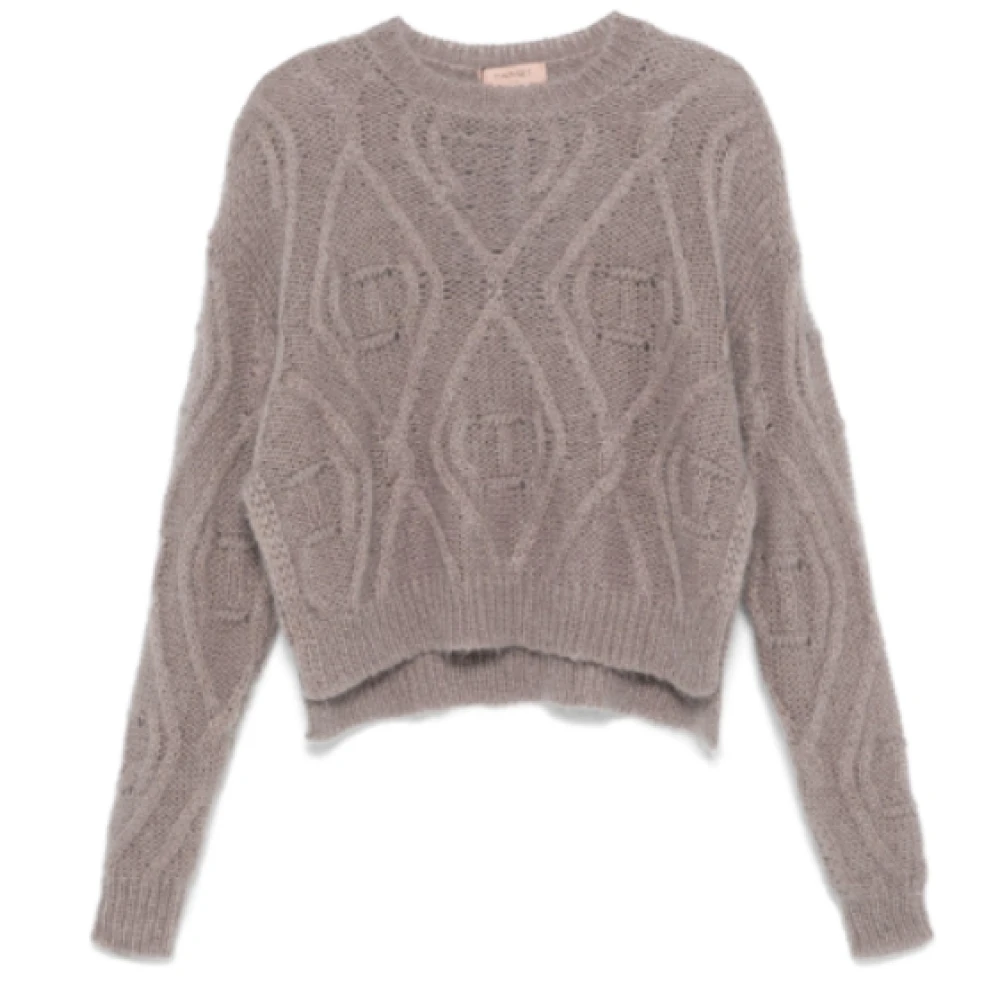 Twinset Stijlvolle Sweater Set Gray Dames