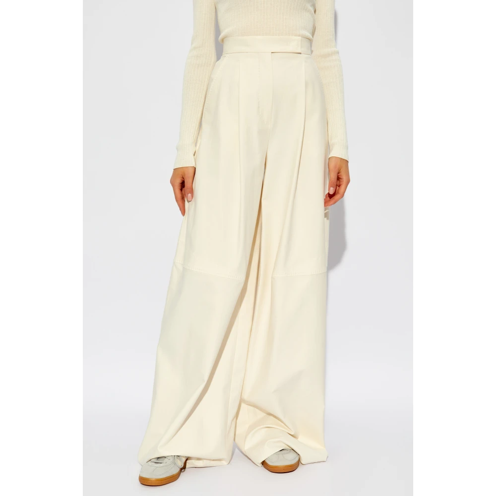 Max Mara Broek `Avoriaz` Beige Dames