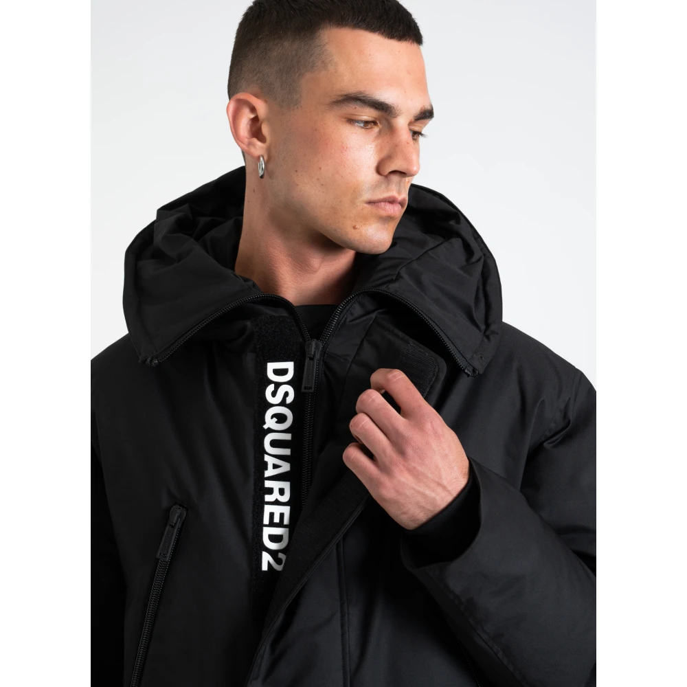 Dsquared2 Parka Black Heren